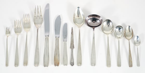 Tiffany and Co. Sterling Silver Cordis Flatware Set in Box