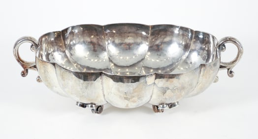 Sanborns Mexican Sterling Silver Bowl with Scalloped Sides