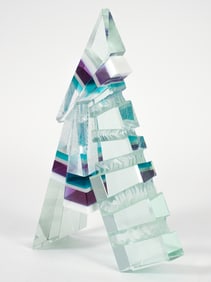 John Wolfe freestanding Art Glass Sculpture