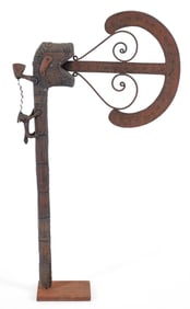 Fon (Benin/Dahomey) Ceremonial Scepter (Recade) Sokpo