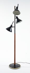 Gerald Thurston for Lightolier 3 Light Floor Lamp 1950s