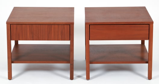 Pair of Florence Knoll for Knoll Nightstands Model 227
