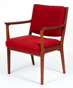 Karl-Erik Ekselius Arm Chair With Knoll Boucle