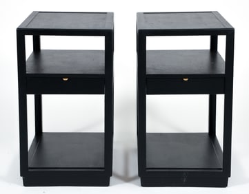 Pair of Edward Wormley for Dunbar Side Tables