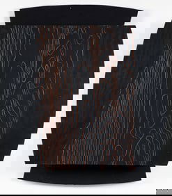 Martin Prekop cabinet with ovoid edges 1992