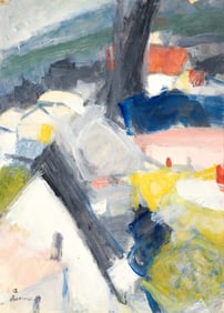 Tadashi Asoma early Abstract Work on Paper