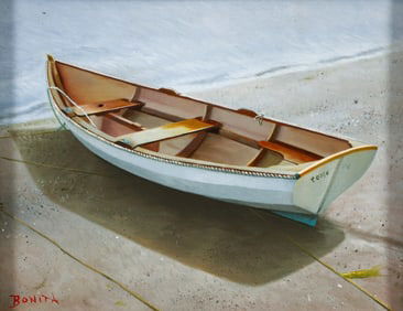 Todd Bonita painting Watching The Tide