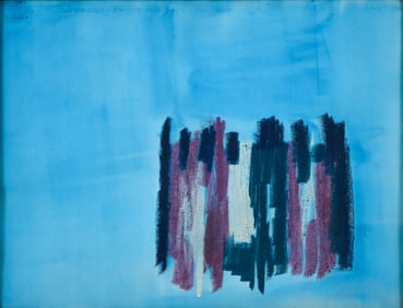 Marcelin Cardinal Ab Ex circa 1965 Blue