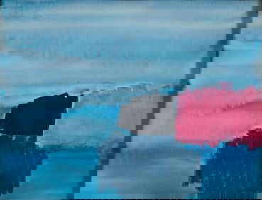 Marcelin Cardinal Ab Ex circa 1965 Night Pier