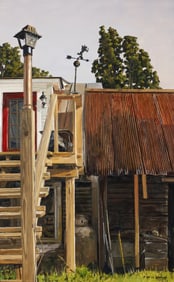 Felix de la Concha 2005 oil House Front with Cupid