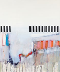 Robert Kaupelis Move and Open It 1972 acrylic on canvas