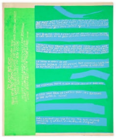 Sister Mary Corita Kent One Must Not Signed serigraph 1967