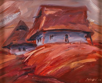 Ludmila Lakoma-Krausova Oil on Board Ruskej Bystrej