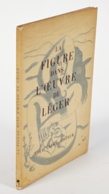 Mon Ami Signed by Fernand Leger 1952 Color Lithos