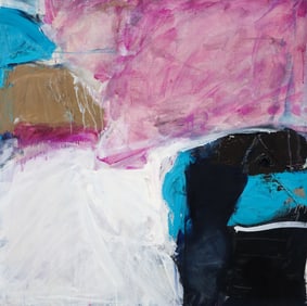 Yoko Matsumoto 1965 Ab Ex painting Work I