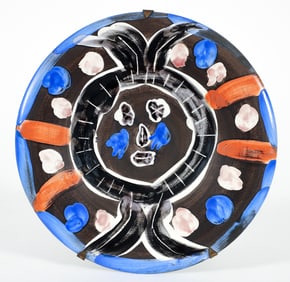 Pablo Picasso 1963 Madoura ceramic Visage 30 (A.R. 464)