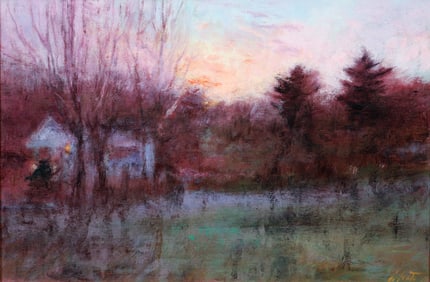 Philip Salvato oil landscape Until Tomorrow