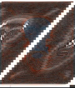 Carl Dingbat Smith nail assemblage Head of a Man