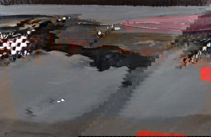 V. Douglas (Vivian) Snow 1960 abstract landscape painting