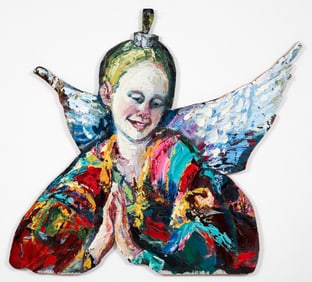 Nancy Whorf oil painting Cutout Angel