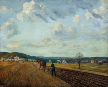 Walter Emerson Baum Evening Shadows 1925 oil on canvas