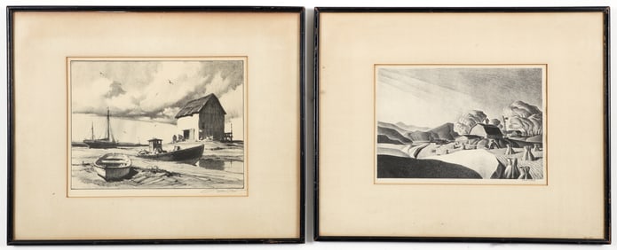 2 AAA Lithographs Dale W. Nichols and Gordon Grant