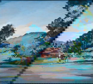 Hans Paap oil painting Old Mexico