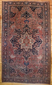 19th century Farahan Sarouk Carpet Room Size over 10 x 13 feet