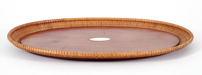 Susan Chase Ottison 1979 Nantucket Basket Oval Serving Tray
