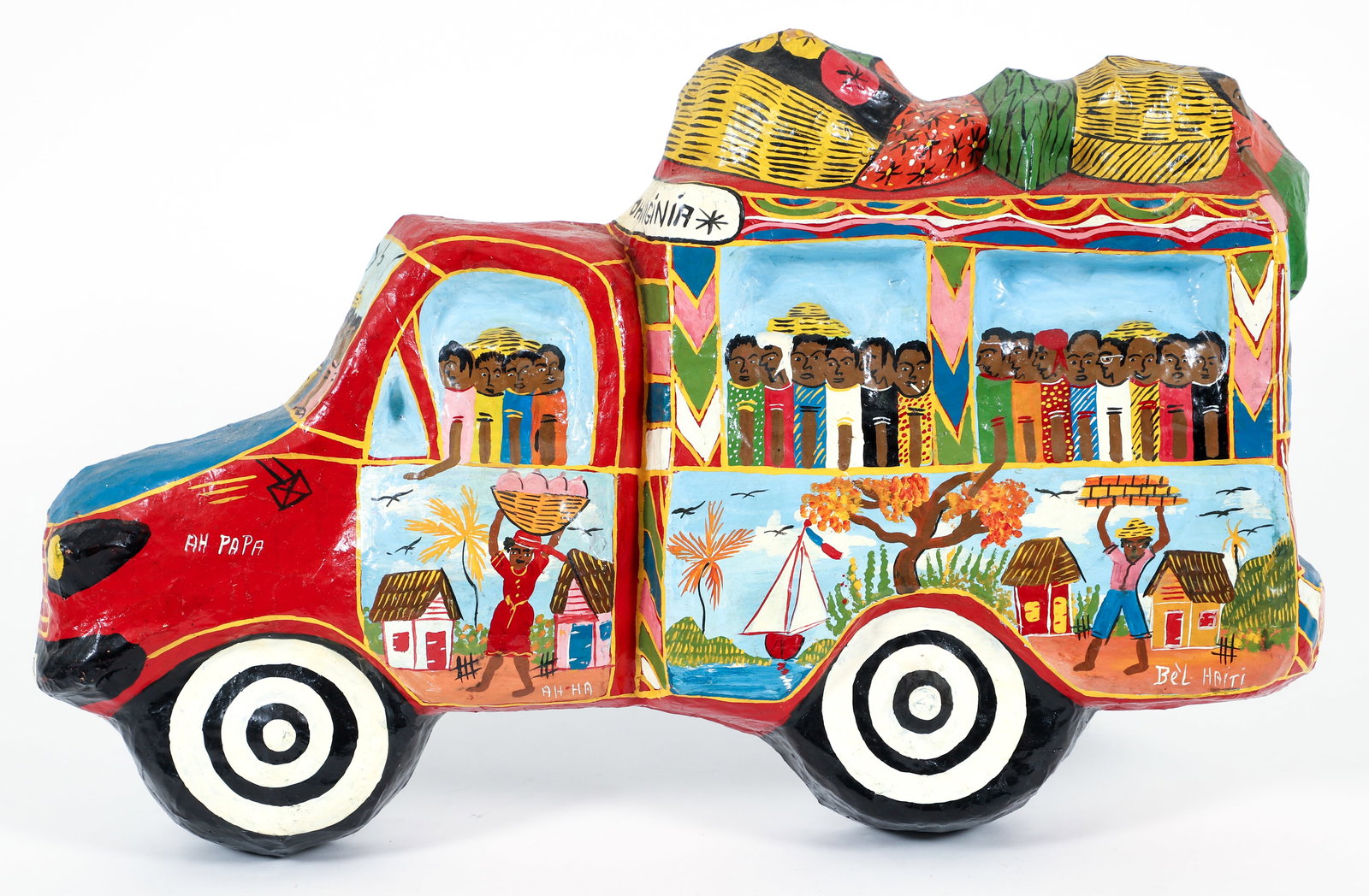 Haitian Hand Made Paper Mache Folk Art Sculpture (1 of 2)