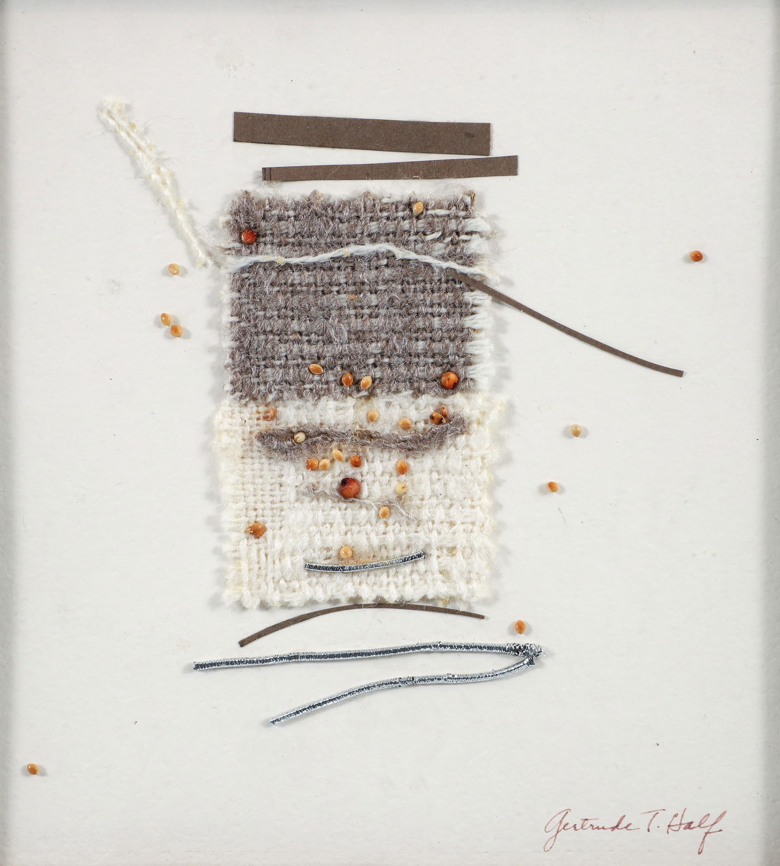 Gertrude T. Half Mixed Media on Paper Arrangement (1 of 4)