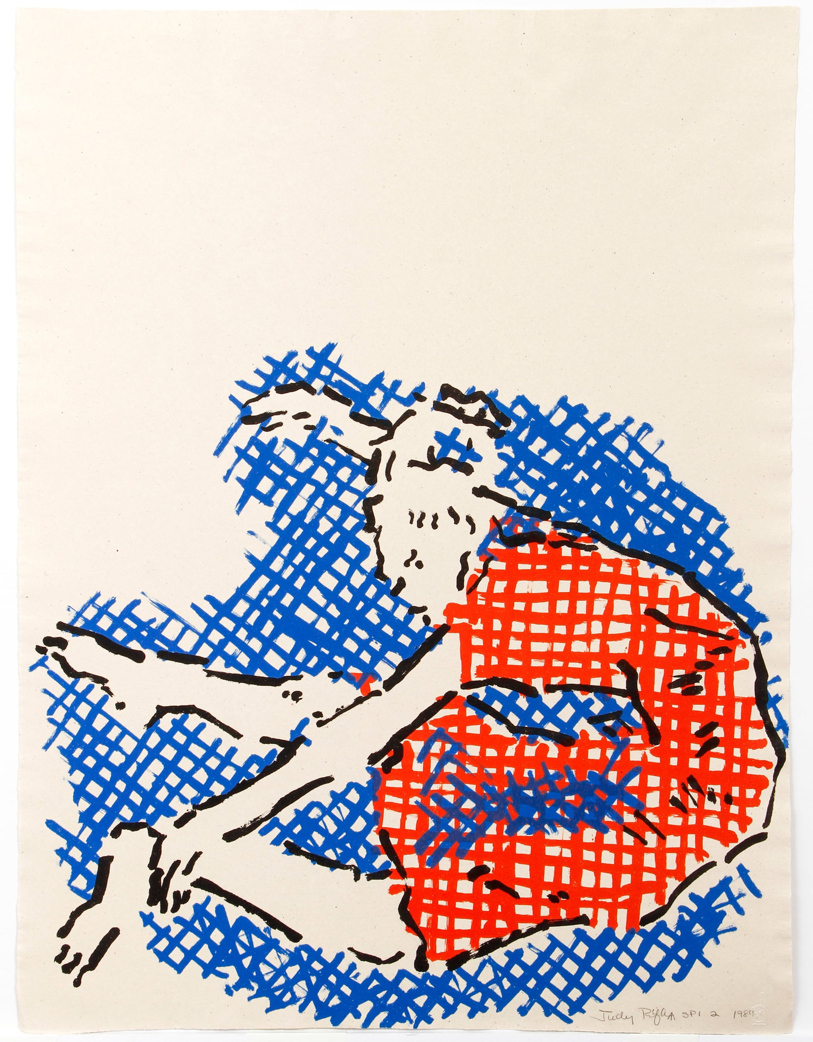 Judy Rifka 1984 Stretching Dancer Litho Signed (1 of 3)