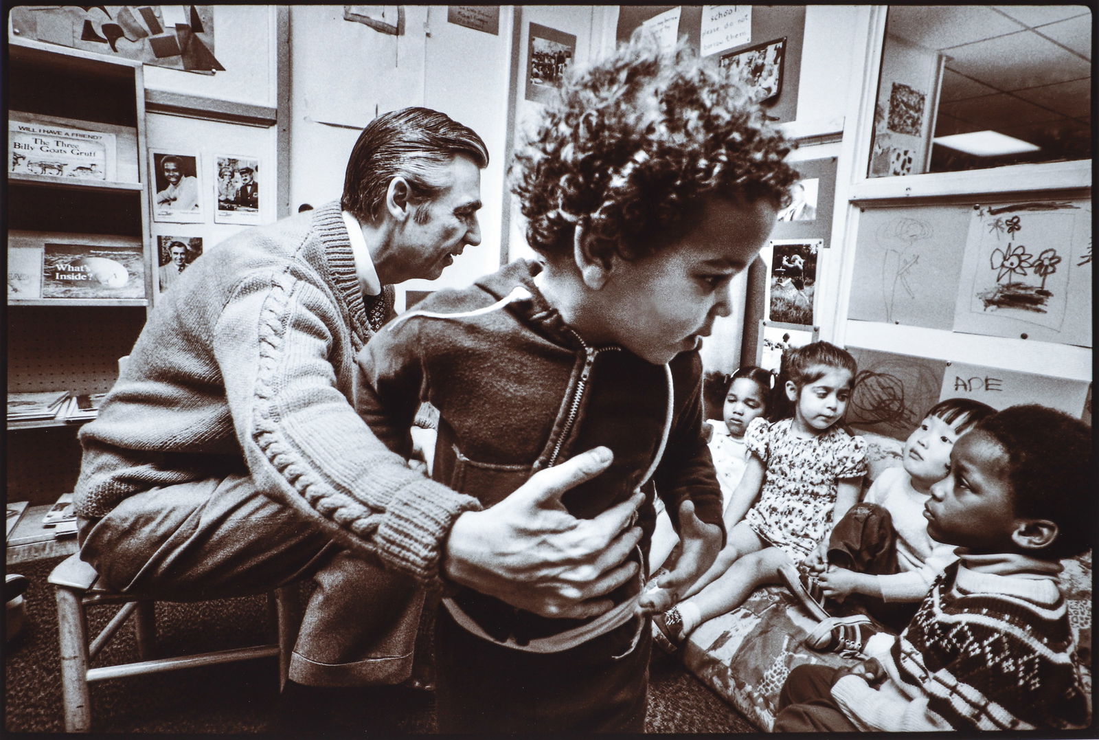 Jim Judkis 1978 photograph At Daycare Center, signed (1 of 3)