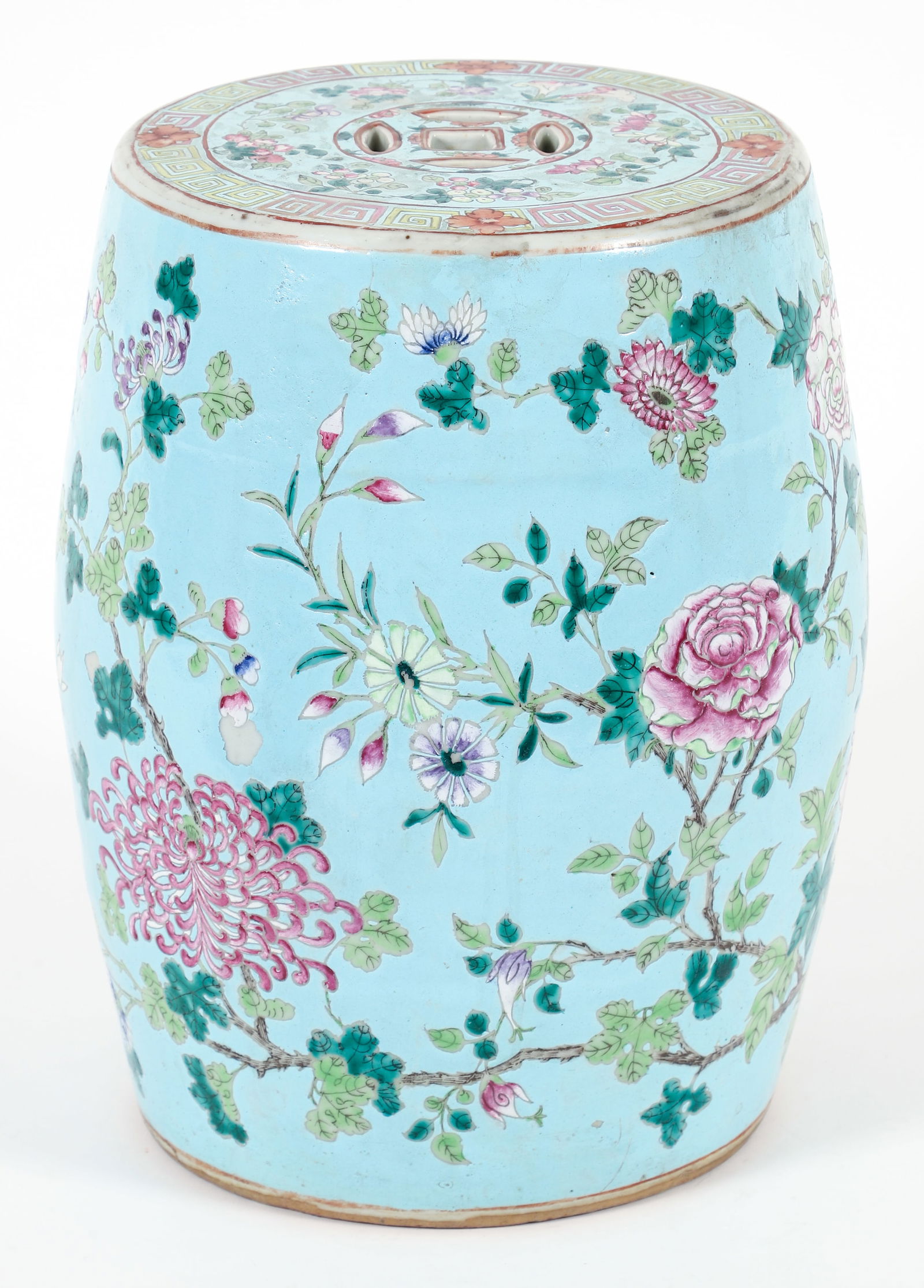 Chinese Earthenware Garden Stool (1 of 6)