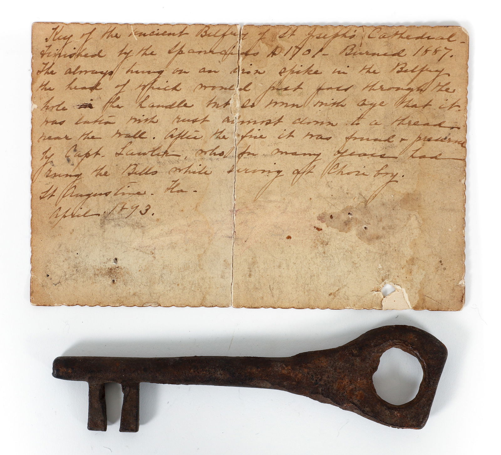 St Josephs Cathedral Belfry Key 1701 (1 of 1)