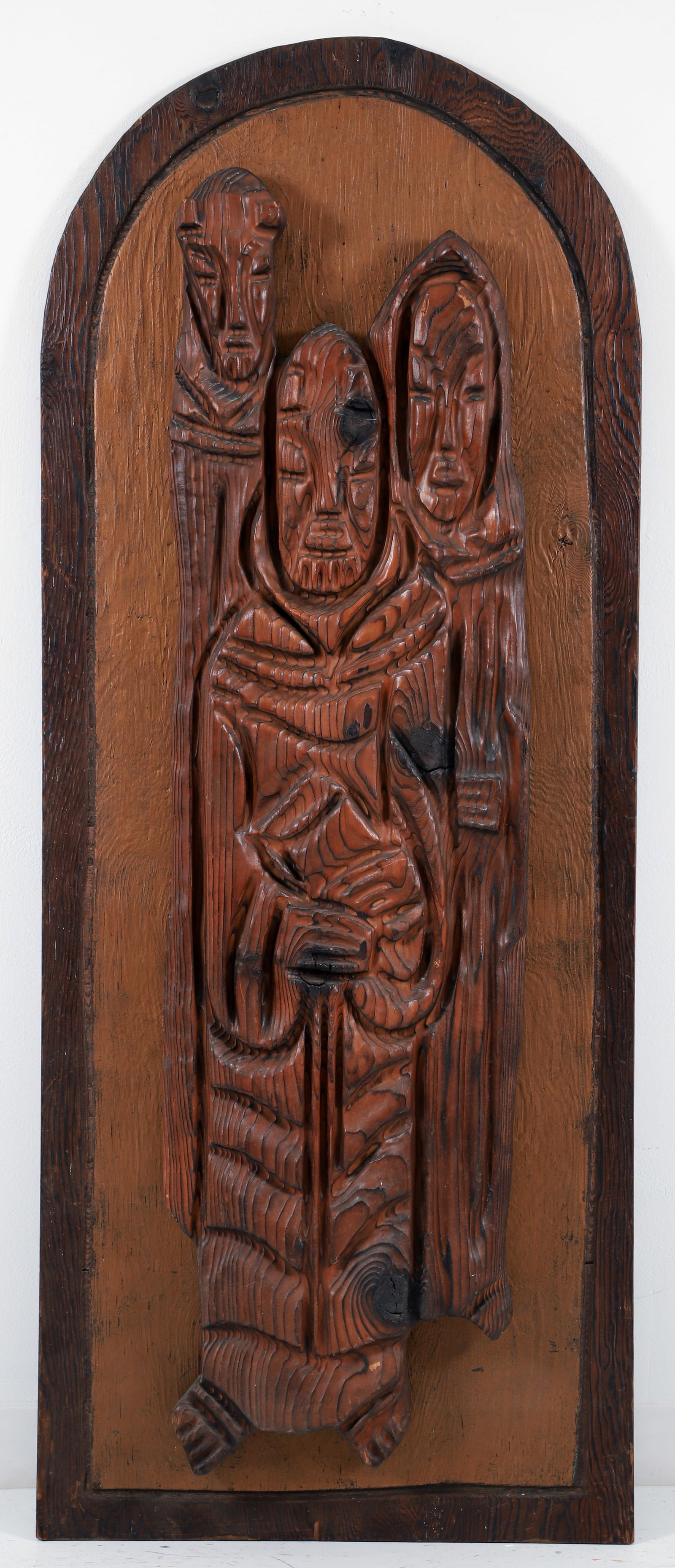 Witco Modernist Wood relief of The Three Wise Men (1 of 2)