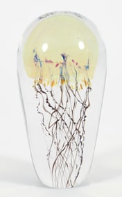 Richard Satava Hand Blown Jellyfish Paperweight