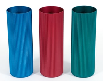 3 Alcoa Design Forecast Aluminum Vases