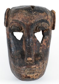 Monkey-Form African Mask, Ivory Coast