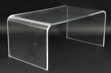 Les Prismatique Acrylic Waterfall Cocktail Table