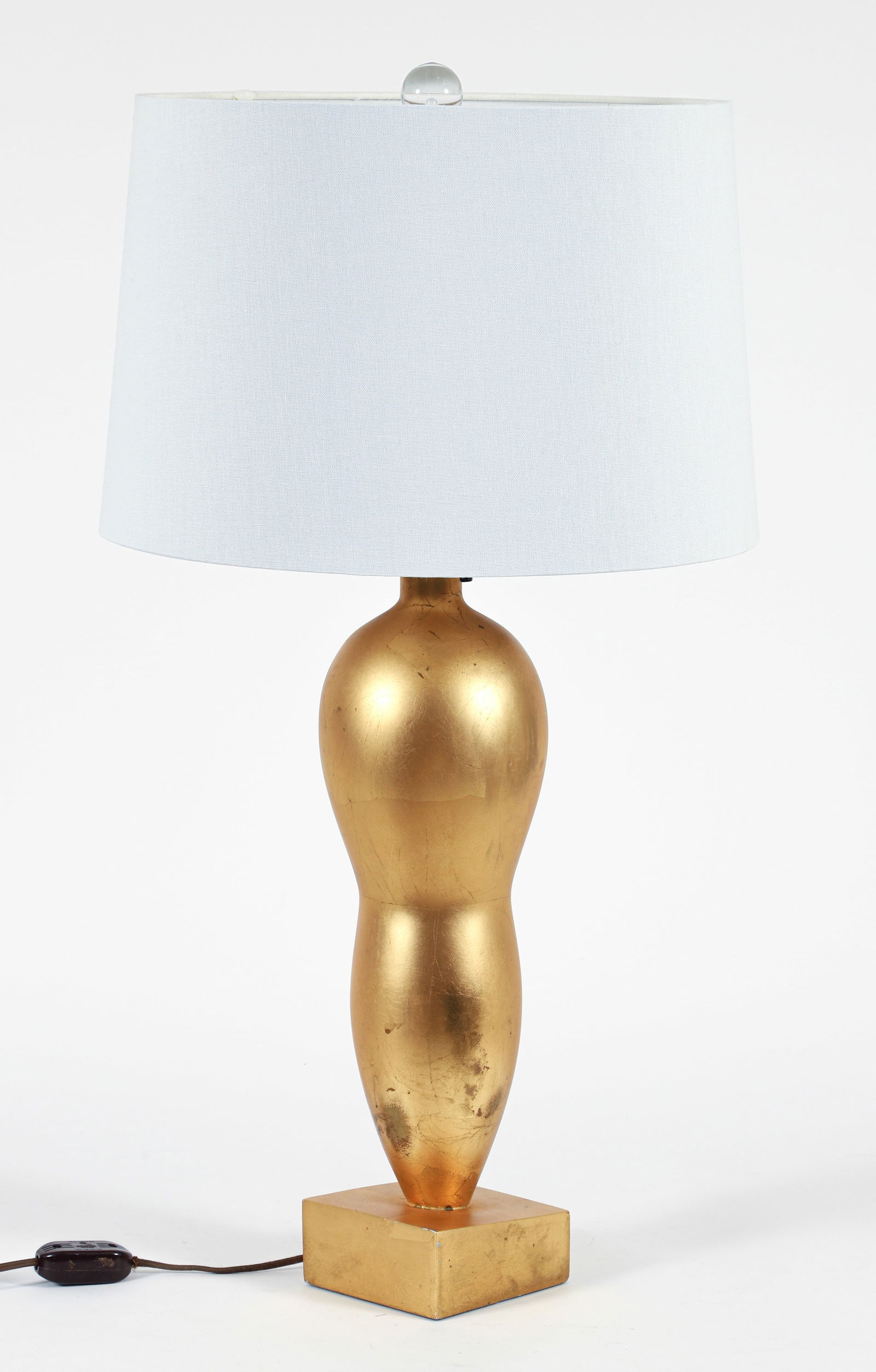 John Hutton for Donghia Rafaela Gold Leaf Table Lamp (1 of 4)
