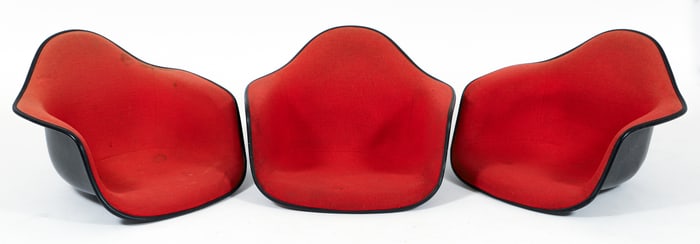 Lot of 3 Eames Shell Armchair Parts 1969