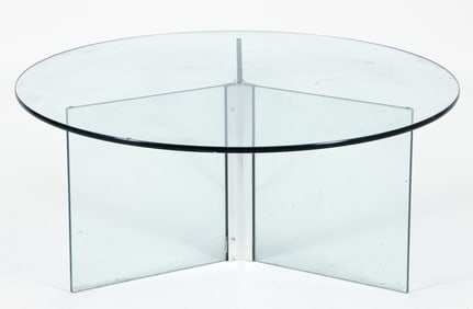 Modern Pace Style Glass Coffee Table made in Belgium