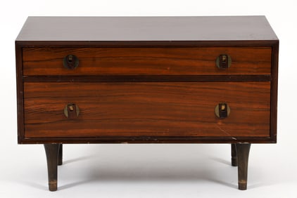 Edward Wormley for Dunbar Low Mahogany Chest MCM