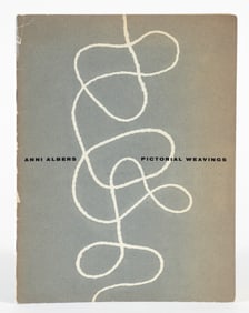 Anni Albers Pictorial Weavings 1959 rare exhibition catalog fiber art