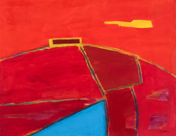 Attrib to Ellen Dieter Untitled Abstraction