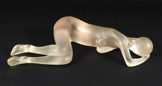G.T. polished lucite Prone Figure 1986