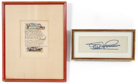 Benjamin Kopman illustrated letter to G. David Thompson