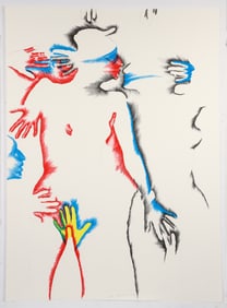 Marisol 1978 signed lithograph Untitled No. 3