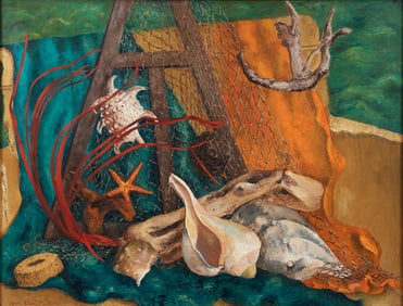 Jane Else Miller Gems of the Ocean 1955 Oil on Canvas